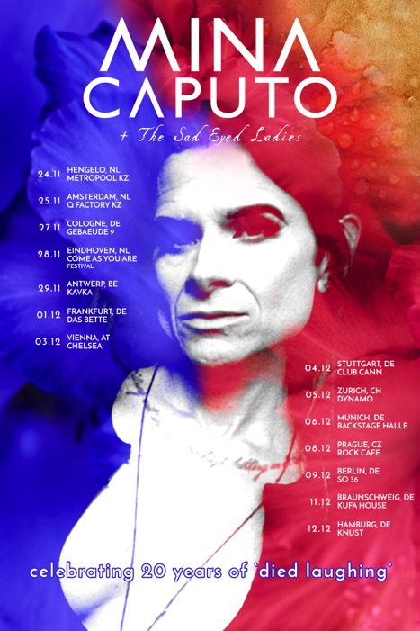 Mina Caputo Died Laughing 20th Anniversary Tour Poster